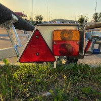 Кронштейн с фонарем правый съемный, МЗСА 
