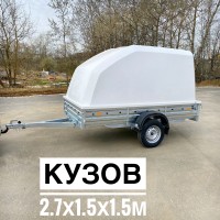 Прицеп МЗСА 817703 с крышкой