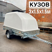 Прицеп с крышкой МЗСА 817712.022