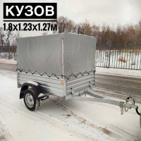 Прицеп МЗСА 817710.024 с высоким бортом и тентом