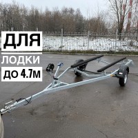Прицеп для лодки Русич 550 цинк, рессора