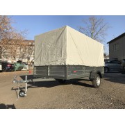 Прицеп Славич 255 с высоким тентом