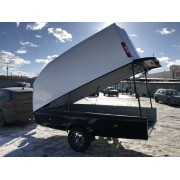 Прицеп Сталкер Туринг Макс черно-белый