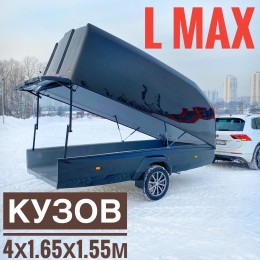 Прицеп Сталкер Туринг L Макс черный