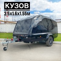 Прицеп Сталкер Туринг Макс ЛТД черный