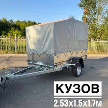 Прицеп Трейлер 829450 2.6х1.5м УВ с тентом
