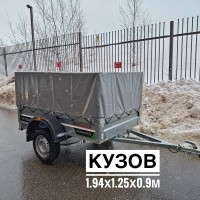 Прицеп Титан 2013-03 со средним тентом