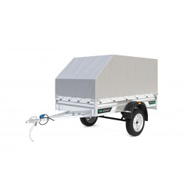 Прицеп Титан 2513-03 со средним скошенным тентом