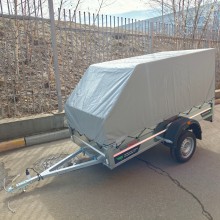 Прицеп Титан 2513-03 со средним скошенным тентом