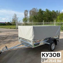 Прицеп Титан 2513-03 со средним тентом