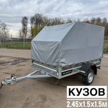 Прицеп Титан 2515-03 с высоким скошенным тентом