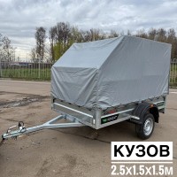 Прицеп Титан 2615-03 с высоким скошенным тентом Прицеп Титан 2615-03 с высоким скошенным тентом