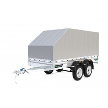 Прицеп Титан 3515-03 самосвал двухосный с высоким скошенным тентом