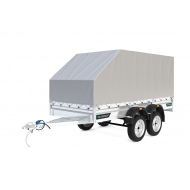 Прицеп Титан 3515-03 самосвал двухосный с высоким скошенным тентом