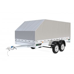 Прицеп Титан 4319-03 двухосный с высоким скошенным тентом