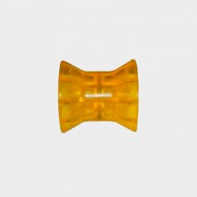 Ролик носовой  L=74 мм D=73/50/14.5 мм PVC желтый 6X1064.012