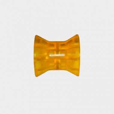 Ролик носовой  L=74 мм D=73/50/14.5 мм PVC желтый 6X1064.012