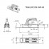 Головка сцепная TRAILERCOM 01032 KMF-60HD 60x60 до 1400кг