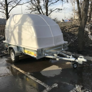 Прицеп ЛАВ (Вектор) 81011А с крышкой купить в Москве, цена 87000 руб., размеры 3950x1840x950 мм и характеристики